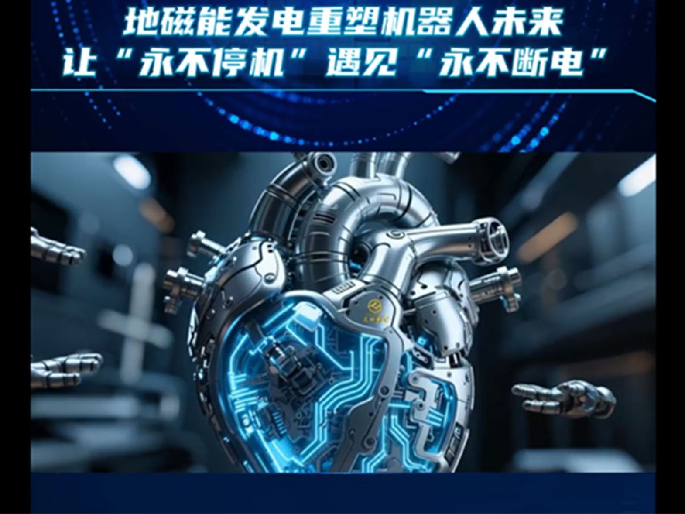 地磁能发电重塑机器人未来，让“永不停机”遇见“永不断电”！